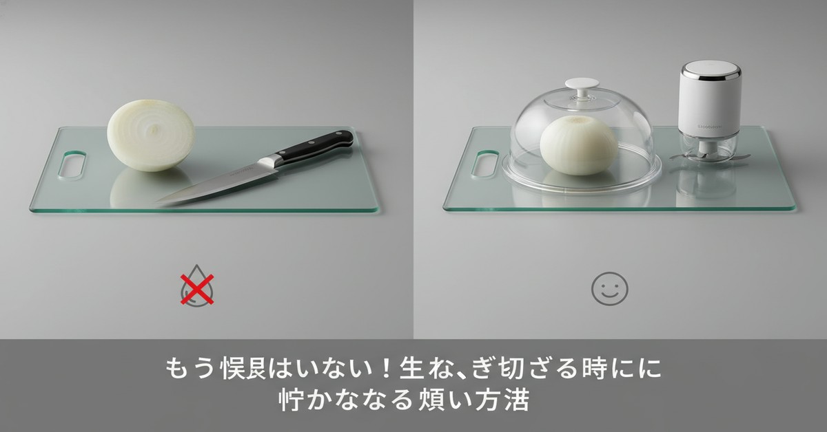 玉ねぎを切る時に涙を止める効果的な方法とその科学